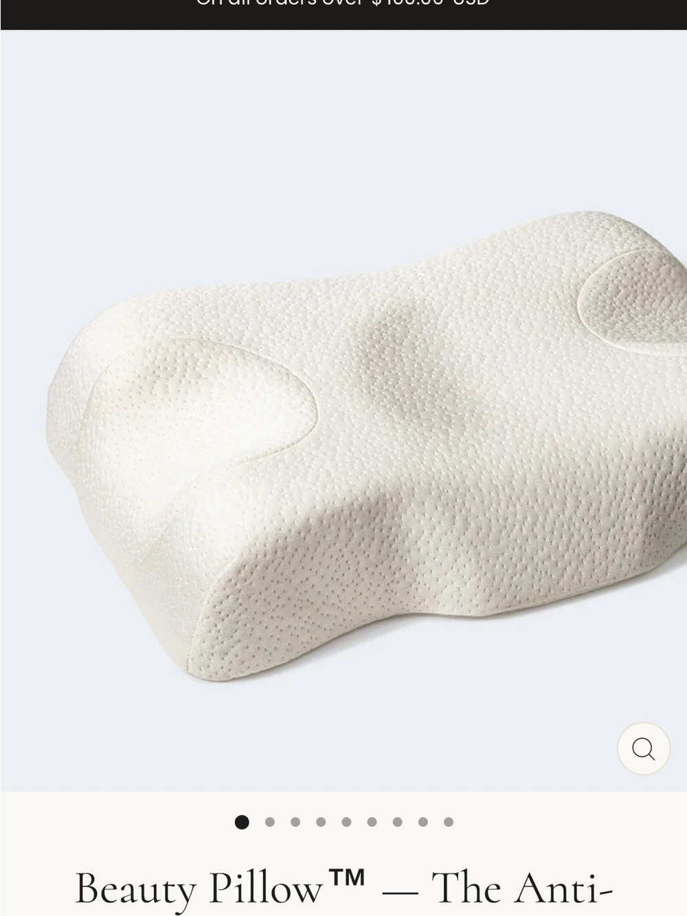Beauty pillow Contour Sleep Pillow in Off-White